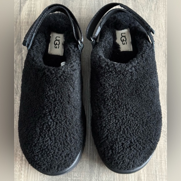 Ugg Lanah Clog Curled Black Size 8 New! - Picture 3 of 16